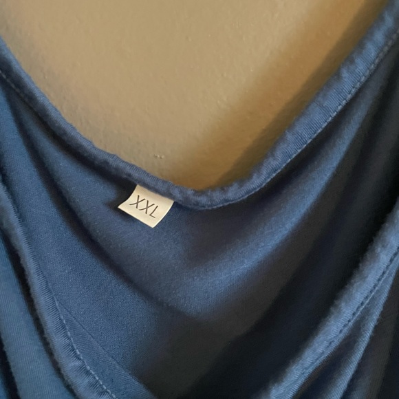 Maternity dress blue bodycon NWOT XXL pregnancy pregnant - Picture 3 of 4